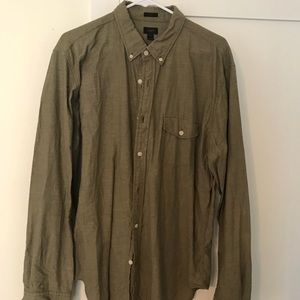 J Crew button down flannel shirt